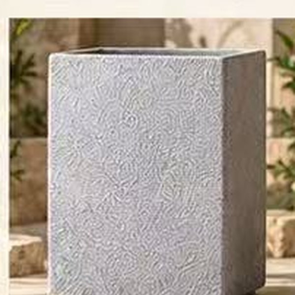 Square Modern magnesium oxide planter