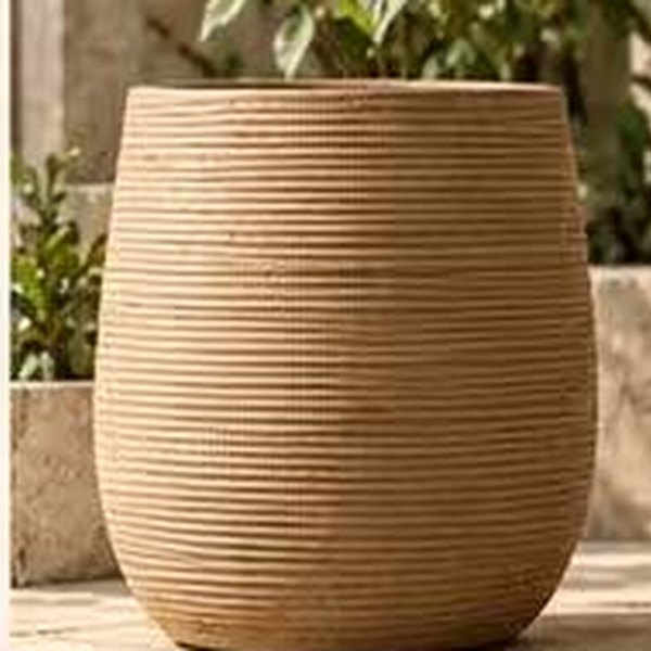 Wood Grain magnesium oxide planter